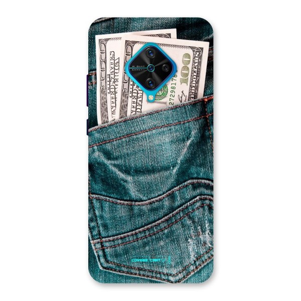 Money in Jeans Back Case for Vivo S1 Pro