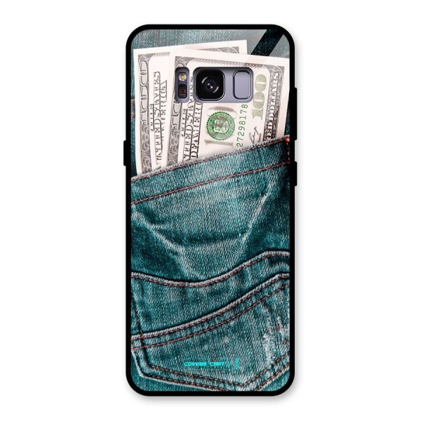 Money in Jeans Glass Back Case for Galaxy S8