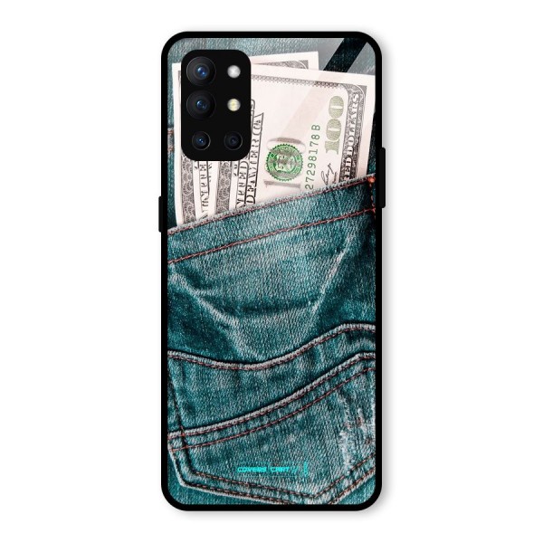 Money in Jeans Glass Back Case for OnePlus 9R