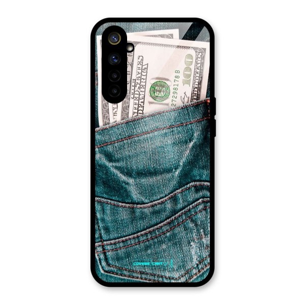 Money in Jeans Glass Back Case for Realme 6