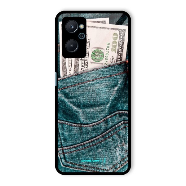 Money in Jeans Glass Back Case for Realme 9i