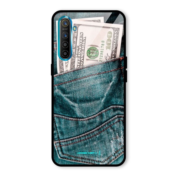 Money in Jeans Glass Back Case for Realme XT