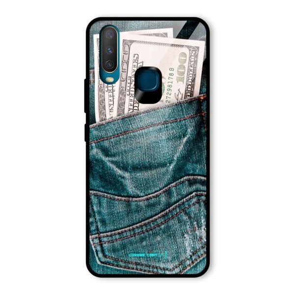 Money in Jeans Glass Back Case for Vivo Y12