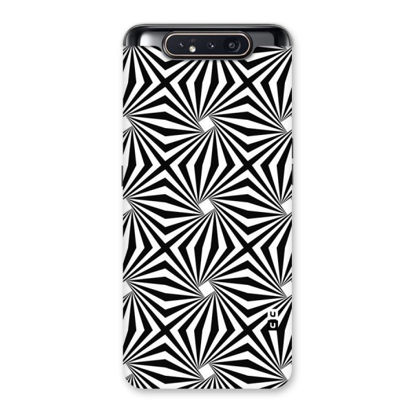 Monochromatic Swirls Back Case for Galaxy A80