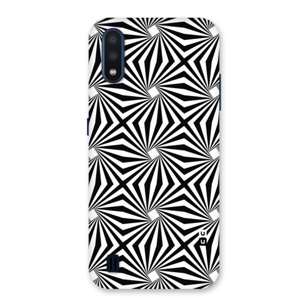 Monochromatic Swirls Back Case for Galaxy M01