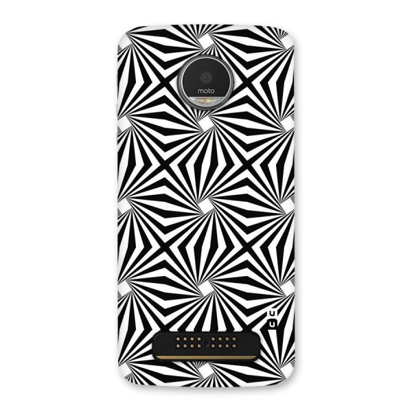 Monochromatic Swirls Back Case for Moto Z Play