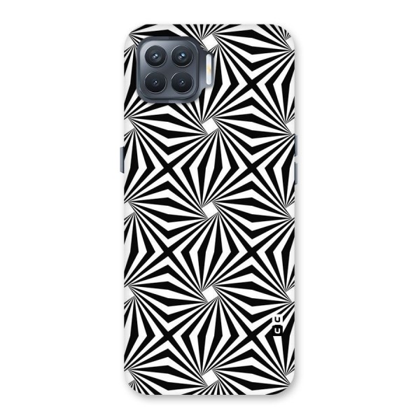 Monochromatic Swirls Back Case for Oppo F17 Pro