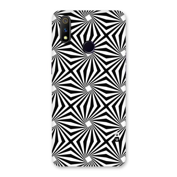 Monochromatic Swirls Back Case for Realme 3 Pro