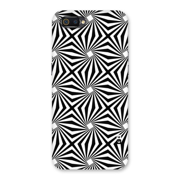 Monochromatic Swirls Back Case for Realme C2