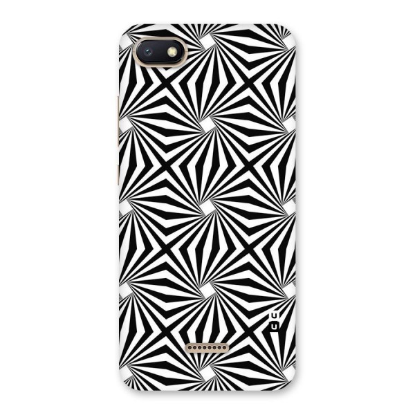 Monochromatic Swirls Back Case for Redmi 6A