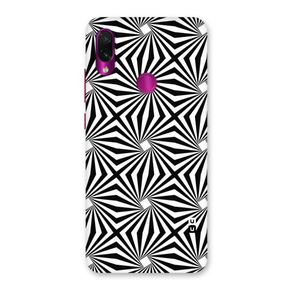 Monochromatic Swirls Back Case for Redmi Note 7 Pro