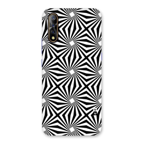 Monochromatic Swirls Back Case for Vivo S1