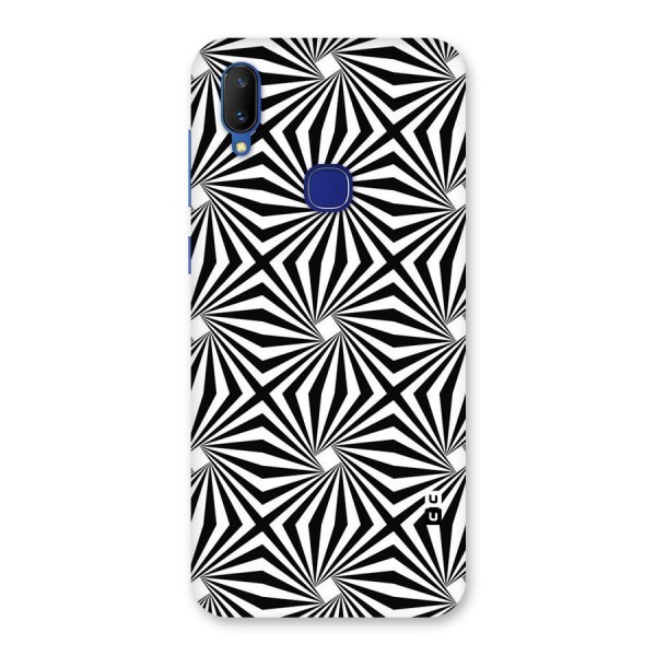 Monochromatic Swirls Back Case for Vivo V11