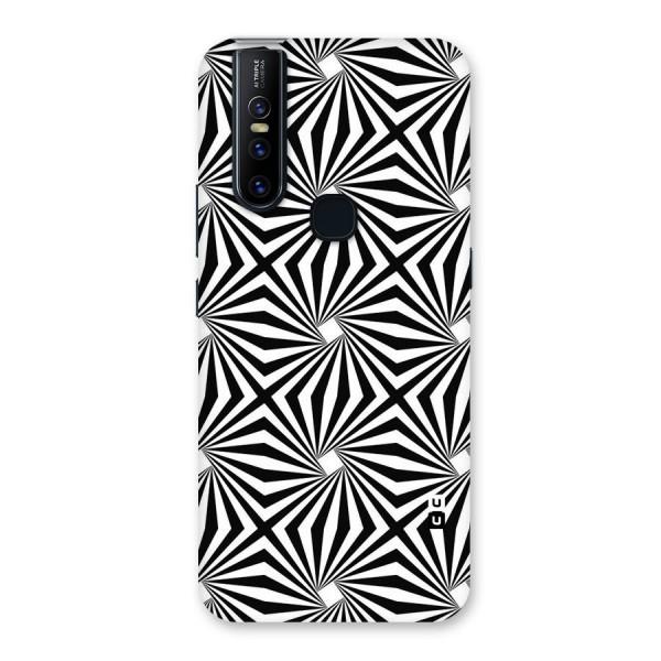 Monochromatic Swirls Back Case for Vivo V15