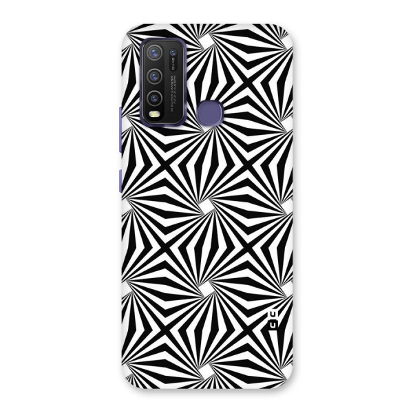 Monochromatic Swirls Back Case for Vivo Y30