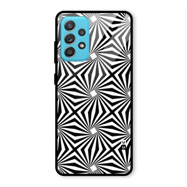 Monochromatic Swirls Glass Back Case for Galaxy A52s 5G