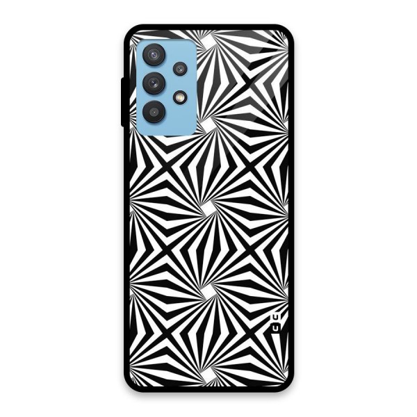 Monochromatic Swirls Glass Back Case for Galaxy M32 5G