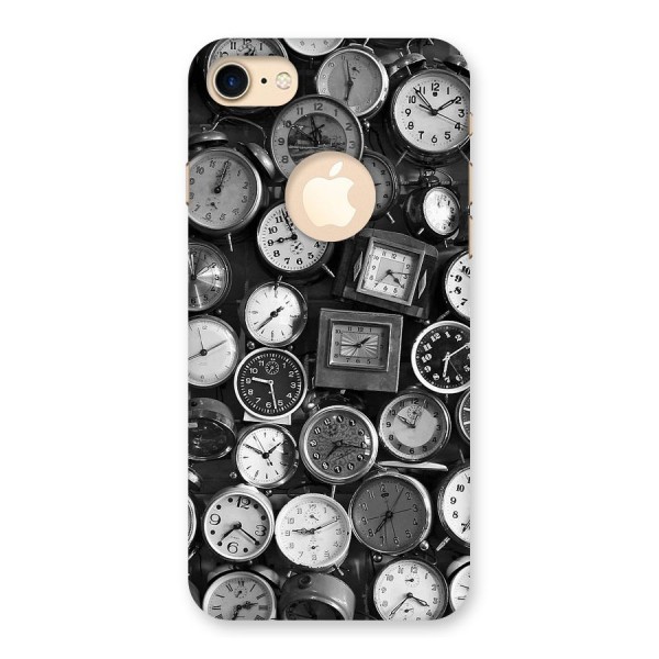 Monochrome Collection Back Case for iPhone 8 Logo Cut