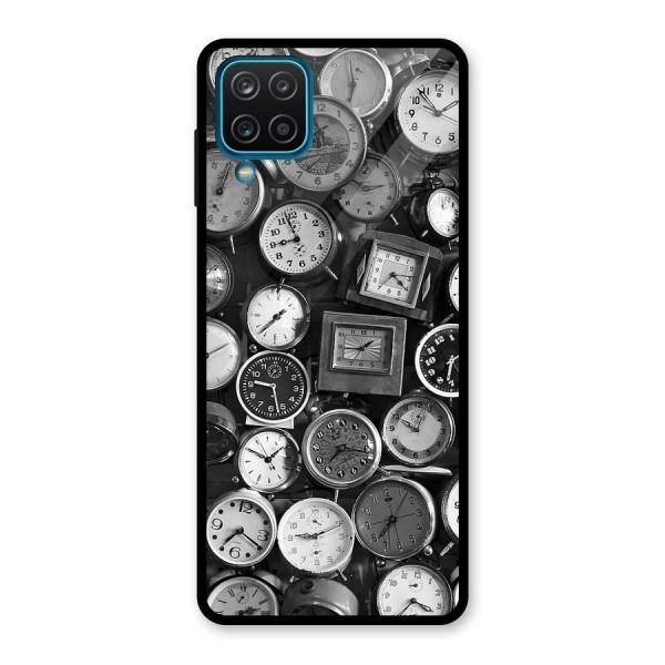 Monochrome Collection Glass Back Case for Galaxy A12