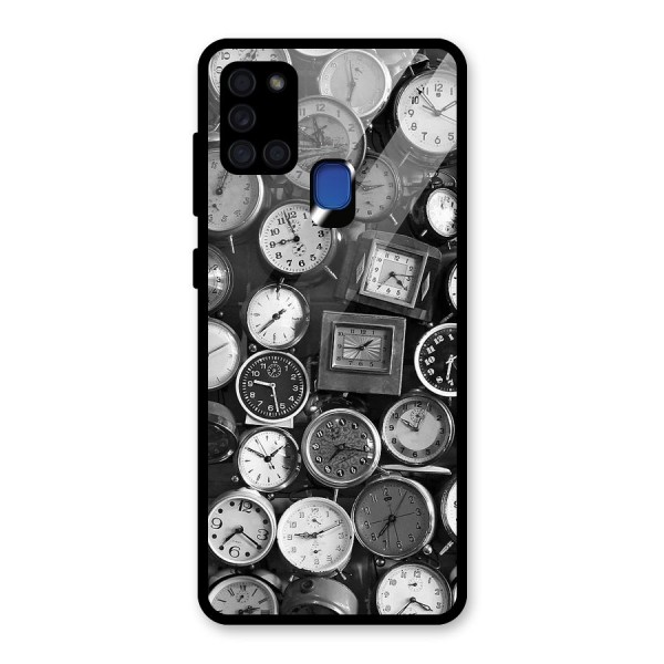 Monochrome Collection Glass Back Case for Galaxy A21s