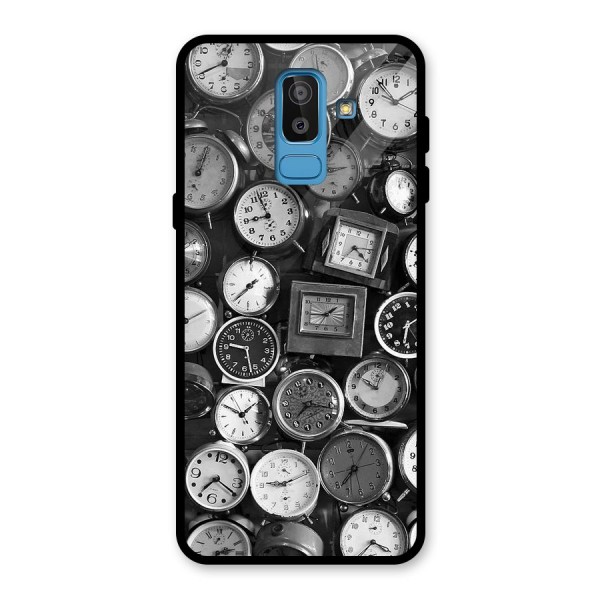 Monochrome Collection Glass Back Case for Galaxy J8