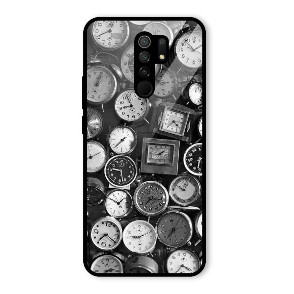 Monochrome Collection Glass Back Case for Redmi 9 Prime