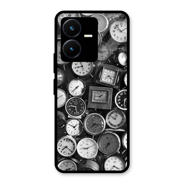 Monochrome Collection Glass Back Case for Vivo Y22