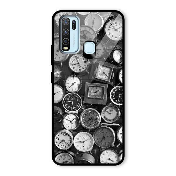 Monochrome Collection Glass Back Case for Vivo Y30