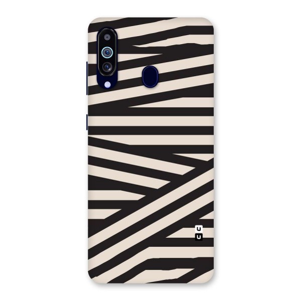 Monochrome Lines Back Case for Galaxy A60