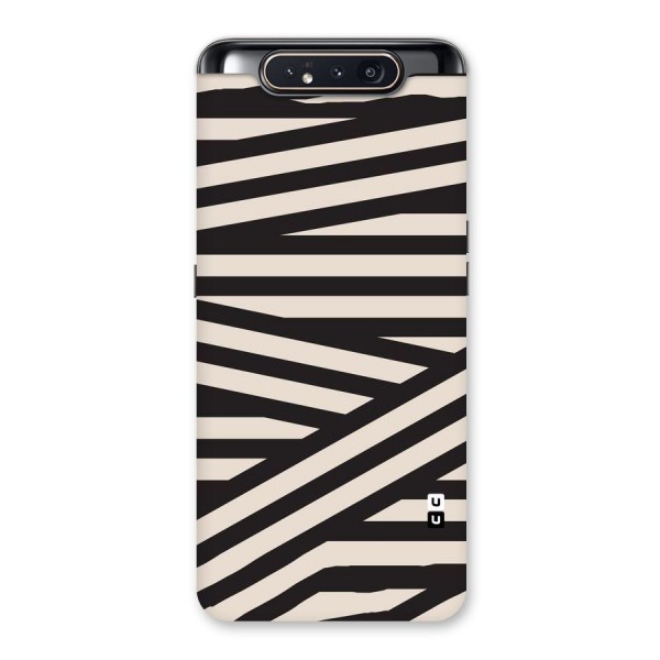 Monochrome Lines Back Case for Galaxy A80