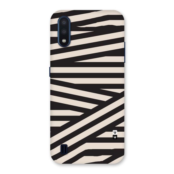 Monochrome Lines Back Case for Galaxy M01