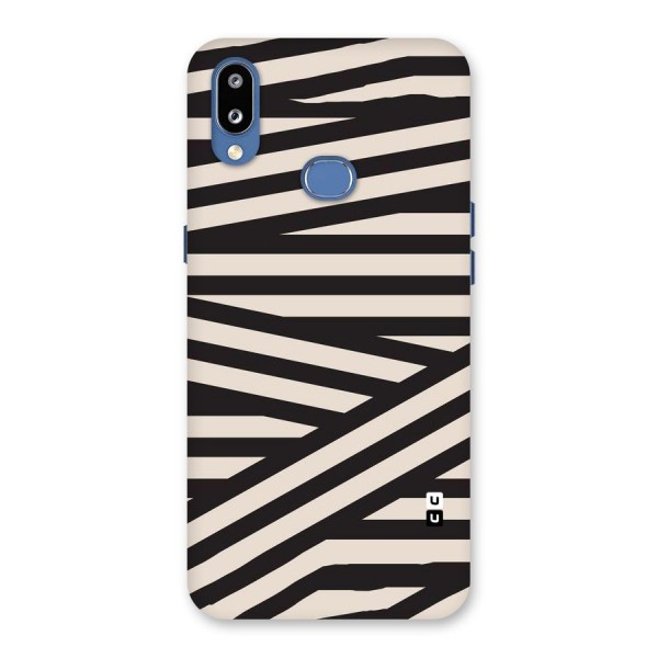 Monochrome Lines Back Case for Galaxy M01s