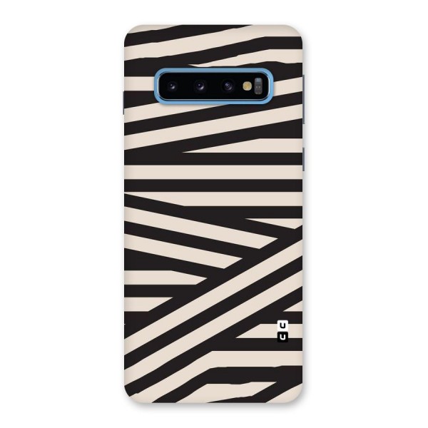 Monochrome Lines Back Case for Galaxy S10