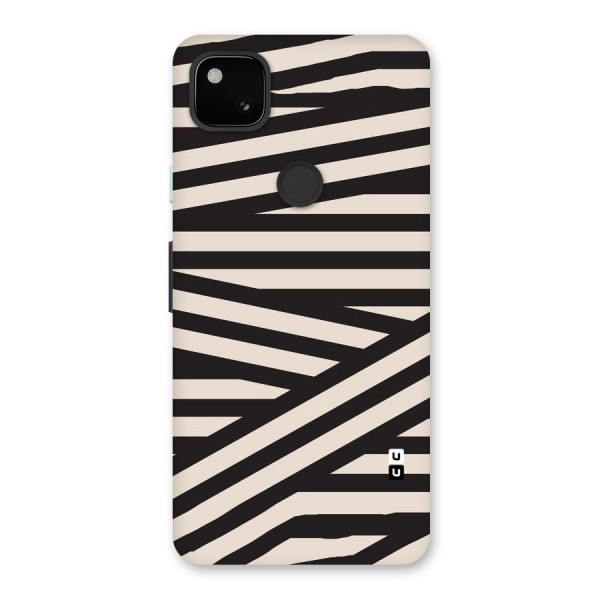 Monochrome Lines Back Case for Google Pixel 4a