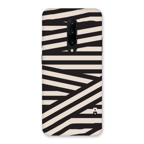 Monochrome Lines Back Case for OnePlus 7 Pro