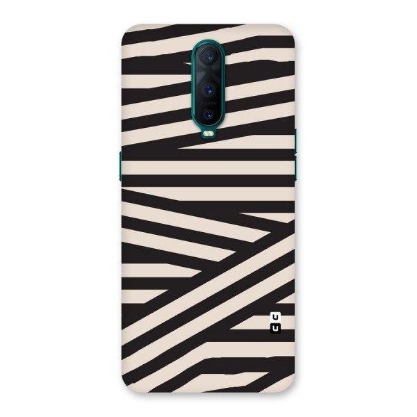 Monochrome Lines Back Case for Oppo R17 Pro