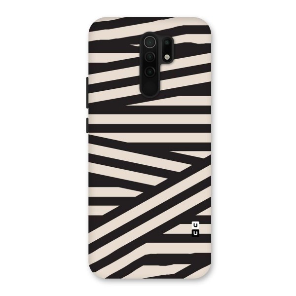 Monochrome Lines Back Case for Redmi 9 Prime