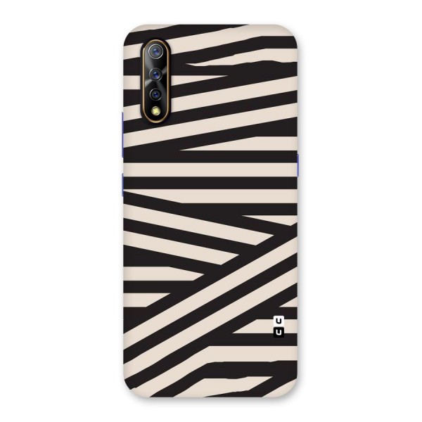 Monochrome Lines Back Case for Vivo S1