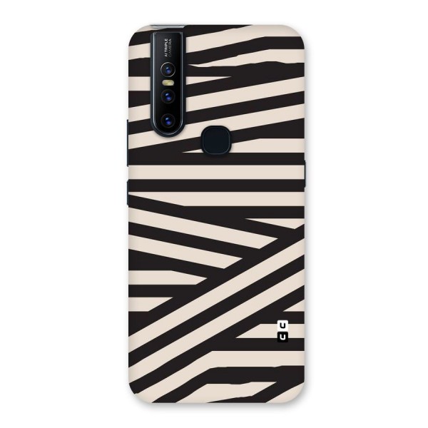 Monochrome Lines Back Case for Vivo V15