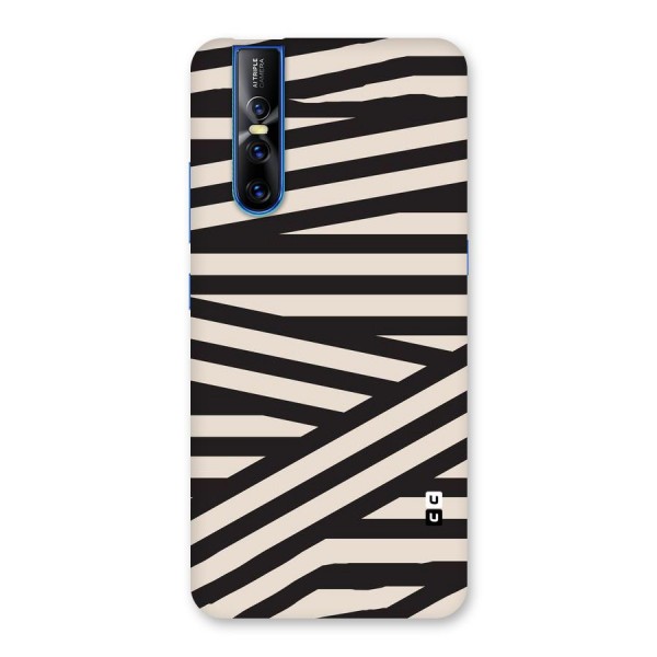 Monochrome Lines Back Case for Vivo V15 Pro