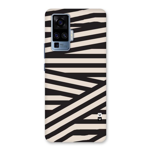 Monochrome Lines Back Case for Vivo X50 Pro