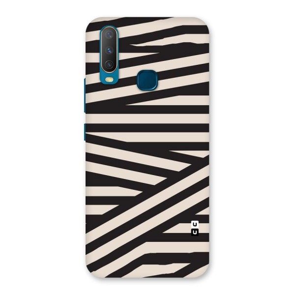 Monochrome Lines Back Case for Vivo Y12