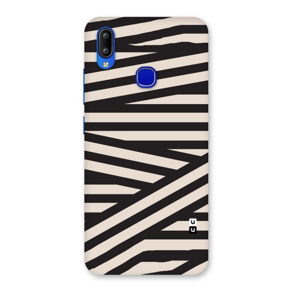 Monochrome Lines Back Case for Vivo Y91