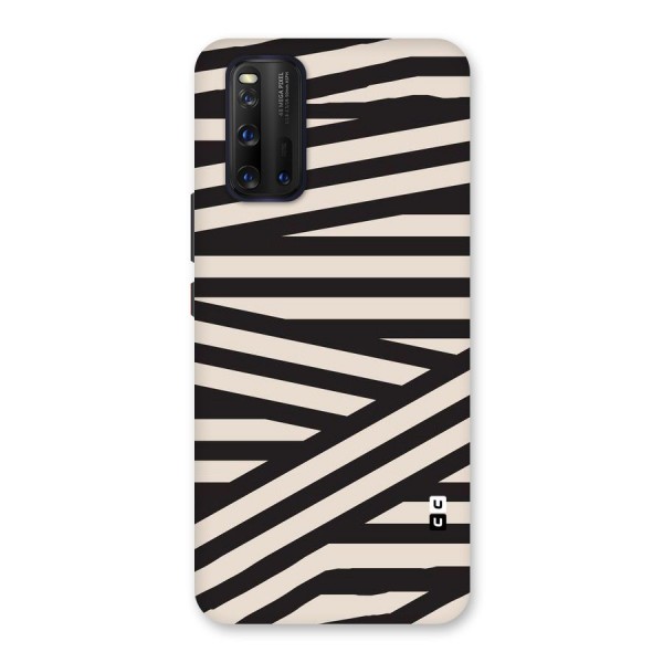 Monochrome Lines Back Case for Vivo iQOO 3