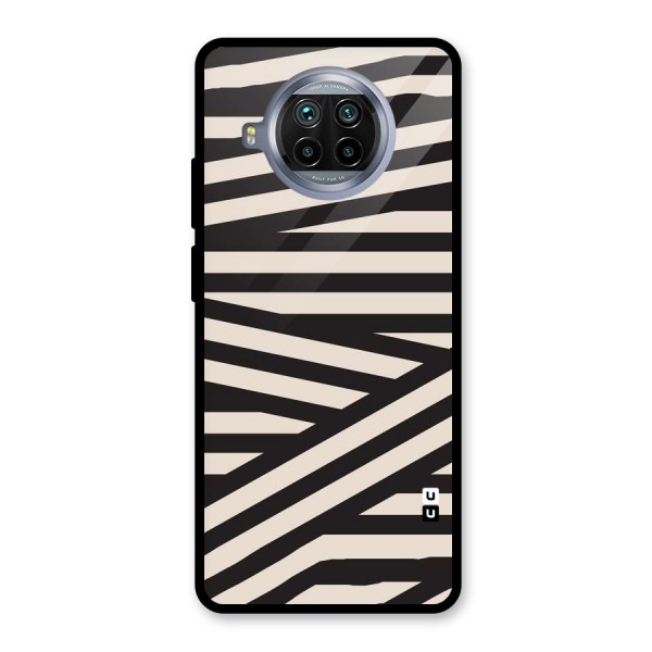 Monochrome Lines Glass Back Case for Mi 10i