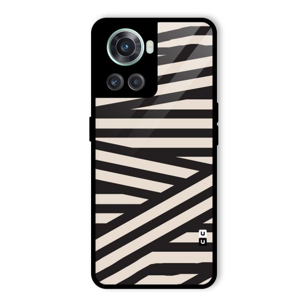 Monochrome Lines Glass Back Case for OnePlus 10R