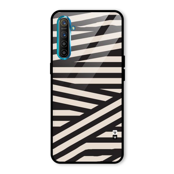 Monochrome Lines Glass Back Case for Realme XT