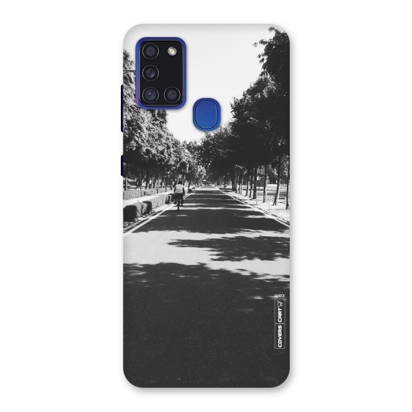 Monochrome Path Back Case for Galaxy A21s