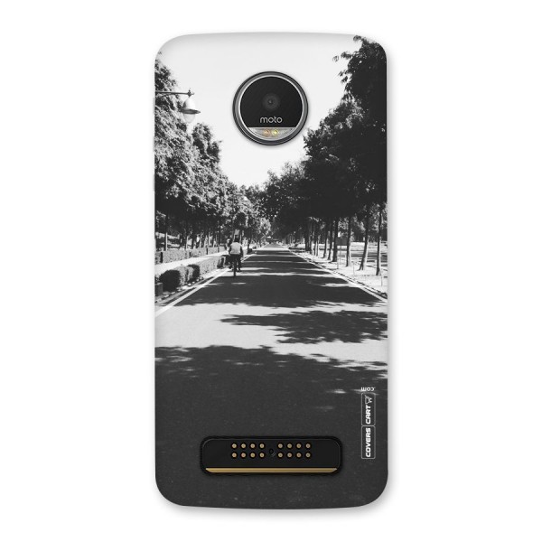 Monochrome Path Back Case for Moto Z Play