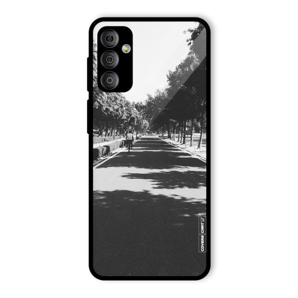 Monochrome Path Glass Back Case for Galaxy F23